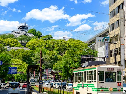 九州の交通の拠点でもあり、便利さを兼ね備える熊本