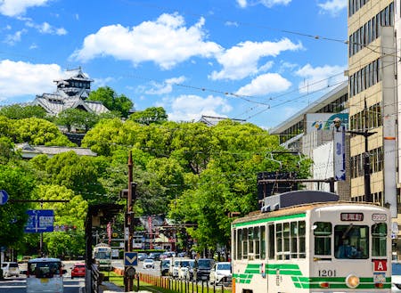 九州の交通の拠点でもあり、便利さを兼ね備える熊本