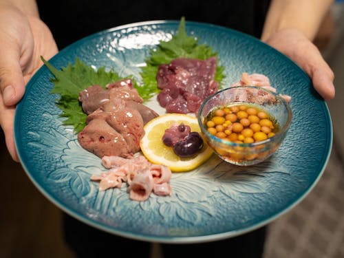 すっぽんのお刺身。新鮮だからこそできるこの味!