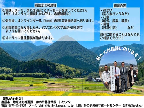 オンライン移住相談会詳細