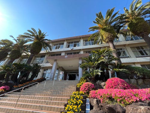 南国の雰囲気もある南宇和高等学校