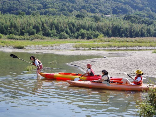吉野川をカヌー散歩&朝食