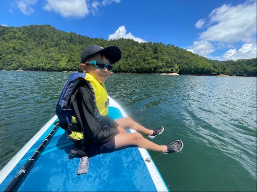 ふわふわ揺れる水面でおしゃべりしましょう!