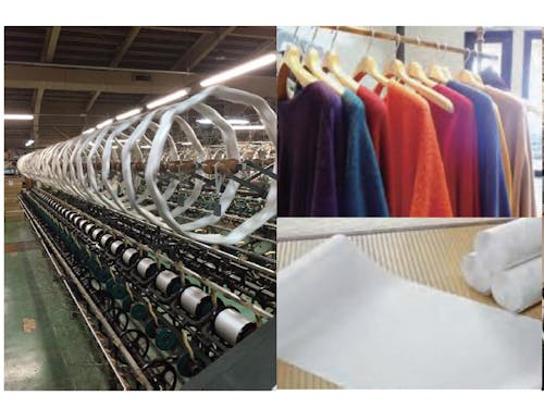 五泉市の産業「絹織物」「ニット」1