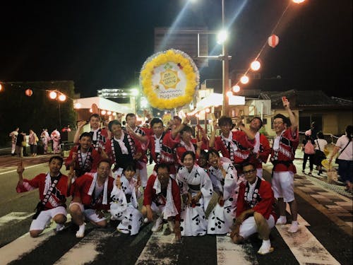 地域のお祭りにも積極的に参加しています!