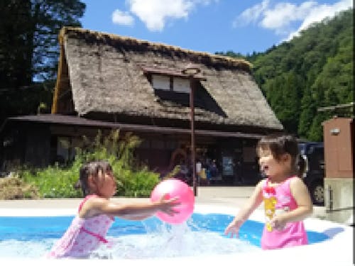 ~夏~ 山水で水遊び