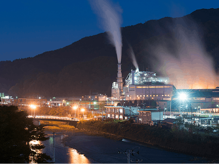釜石製鉄所の夜景
