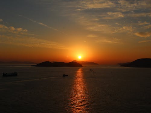 瀬戸大橋から見える多島美