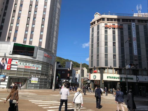 市街地で仕事体験