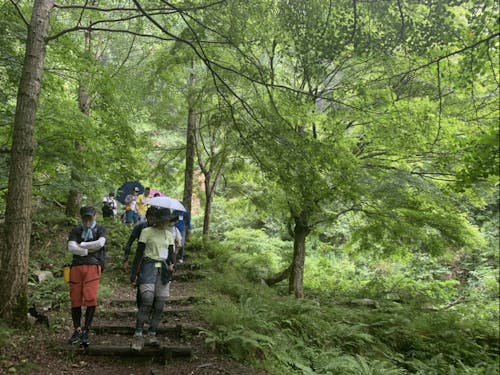 コレカラ滝までハイキング①