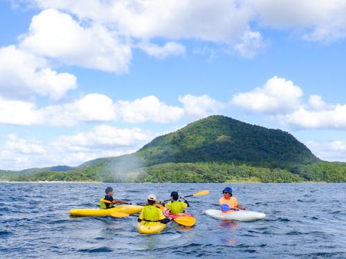 久美浜湾でカヌー(久美浜一区)