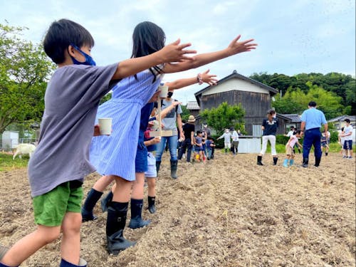 「しましまファーム」種蒔きイベント