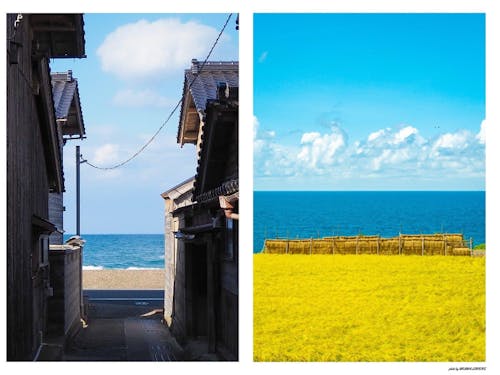 日本の原風景を感じる宇川のまちなみ