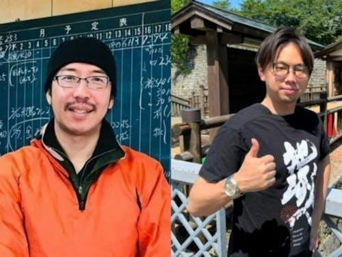 学長の福島と、事務局の嶋田です!全力でサポートします😊