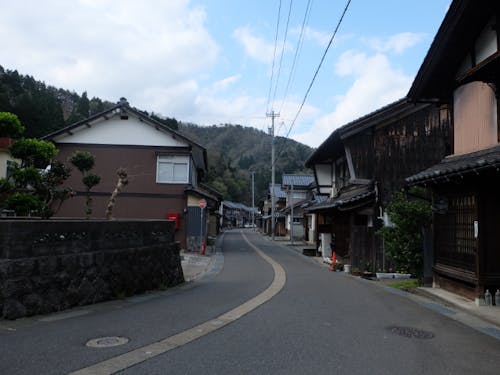 ご案内する今庄の街並み