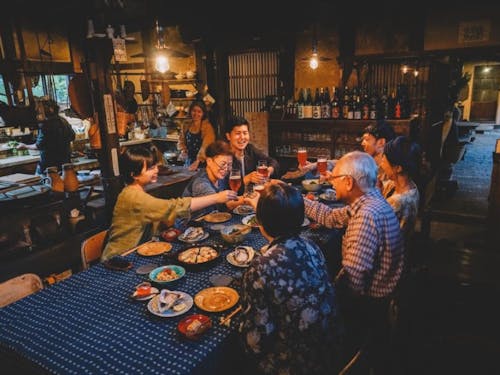 暮らす宿 他郷阿部家での夕食