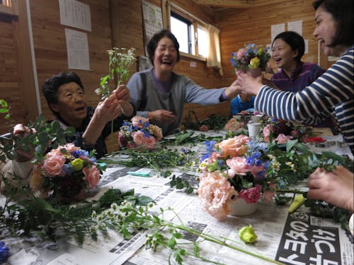 木造仮設住宅での暮らし