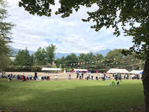 運動会ものんびり広々と行われます!