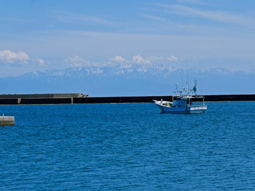 波が穏やかな海辺でテレワーク