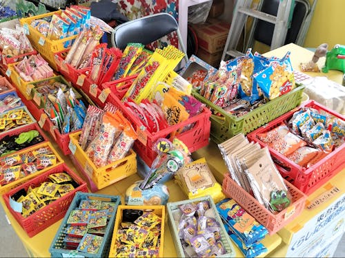 駄菓子も充実!