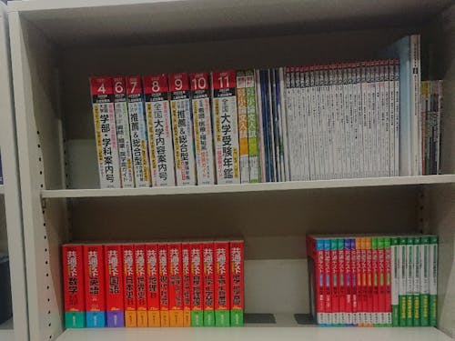 教室にある参考書