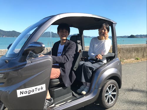 きれいな海が広がる「只の浜」を出発