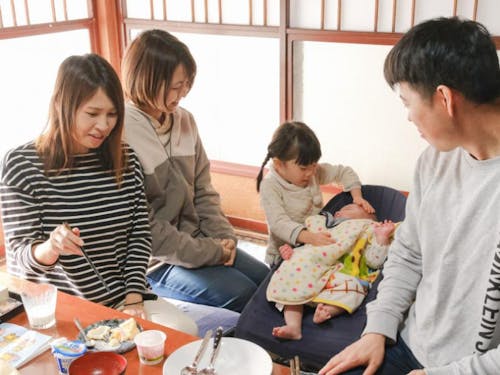 複数家族が交流できるゲストハウス。