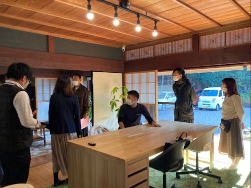 前回の様子:古民家を活用したオフィスを見学。体験談をお聞きします。