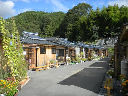 仕事・学びの場は仮設住宅の跡地です