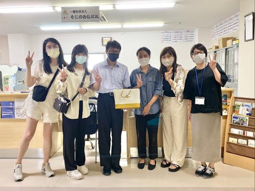 1カ月間、台湾の大学よりインターンシップ生2名を受入しました