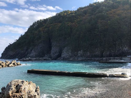 黒崎展望台真下にあるネダリ浜