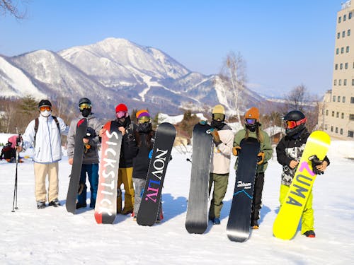 去年開催した体験ツアーでのゲレンデの様子