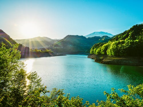 テーマ「アウトドアと食」の舞台となる王滝村の様子
