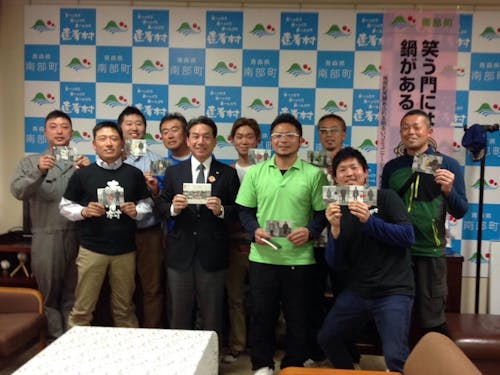 達者村メンバーでギフトカードを作成したときの様子