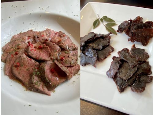 ジビエの商品開発「鹿のロースト」と「鹿のジャーキー」