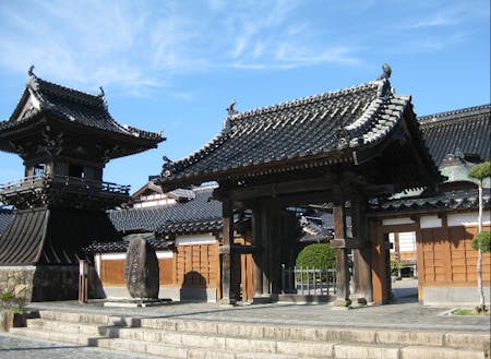 日本遺産認定された歴史を伝える構成文化財の一つ暁音寺
