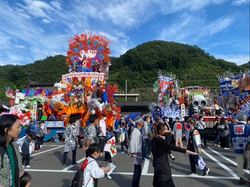 留村プログラム参加者は普代祭りにも参加しました。