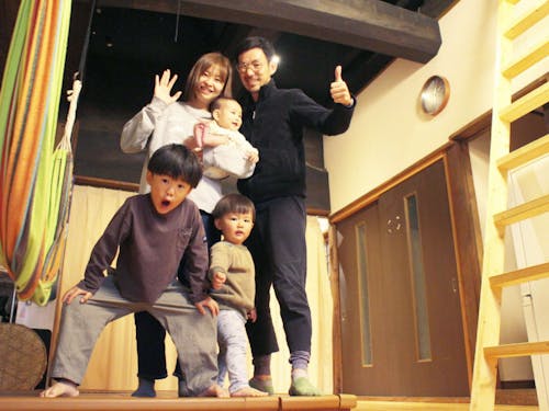 楽しい定住移住サポーター牛飼さんファミリーがお出迎え！