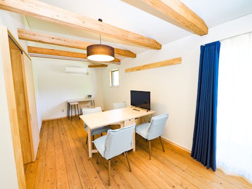 滞在体験棟(大)のリビング