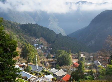 山村集落の風景