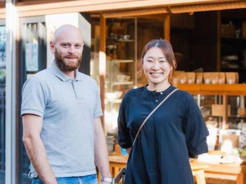 上領茶舗を営むリコッタさんご夫妻