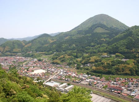 津和野のまちの全景