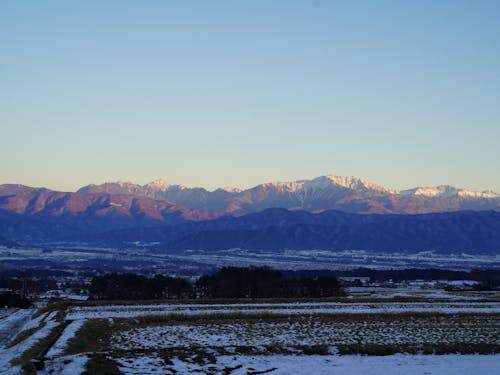 西側からみた南アルプス