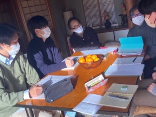 インタビュー風景