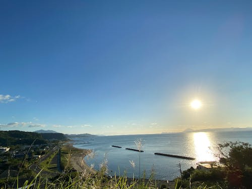 錦江町の温泉から見えるお気に入りの景色。