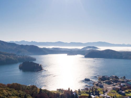 別荘地としても利用される野尻湖周辺!夏はSUPやウェイクボードを楽しめます!