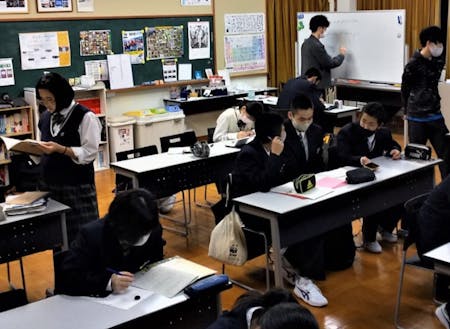 多くの三崎高校生が利用しています！学習指導だけでなく、マネジメント能力も必要に！！