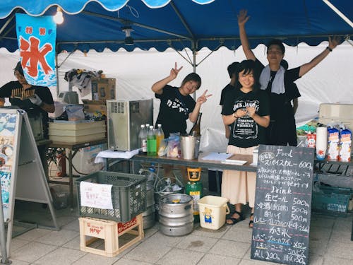 イベント出店の時の様子