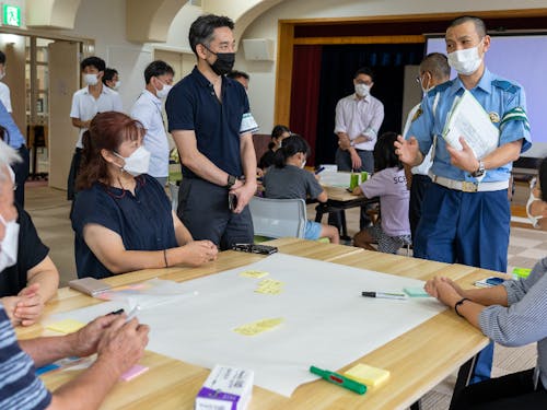 地域コミュニティで行ったアイデア出し