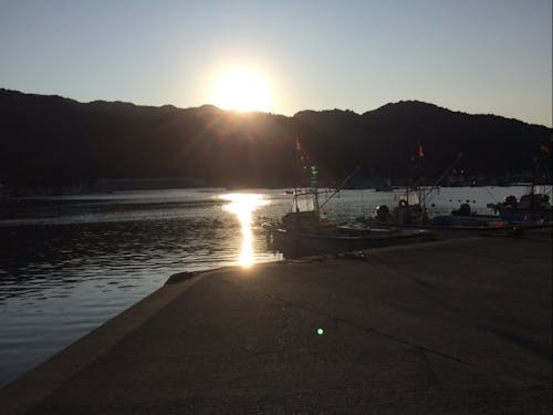 移住のきっかけとなった夕景